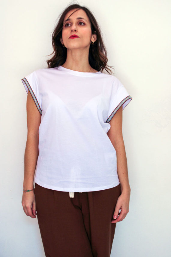 maglia bianca india