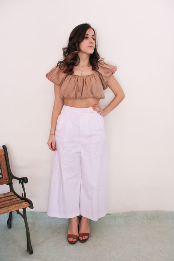 PANTALONE CROP PALAZZO RINA - immagine 4