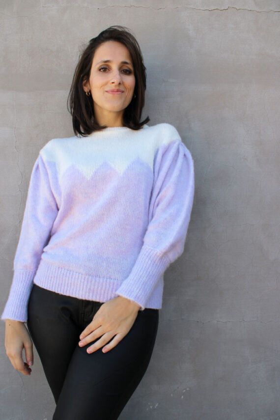 MAGLIONE LILLA